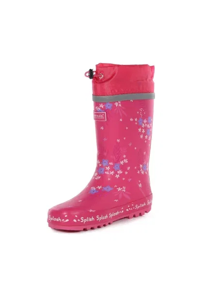 Buty przeciwdeszczowe dla dzieci Regatta Peppa Pig różowe