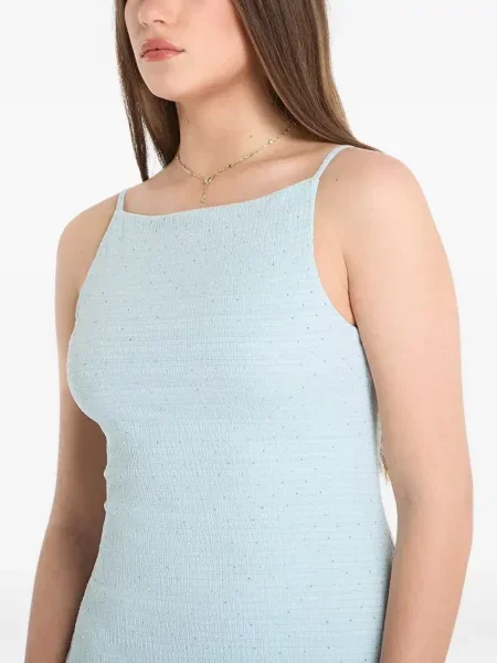 Stras rochie Guess albastru