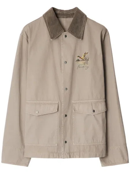 Geacă cămașă Burberry cu broderie