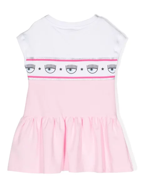 Sukienka dziecięca Chiara Ferragni różowa