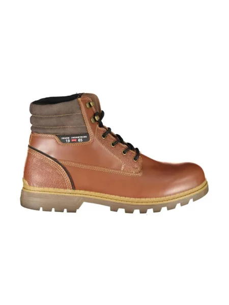 Botki Carrera eleganckie brązowe