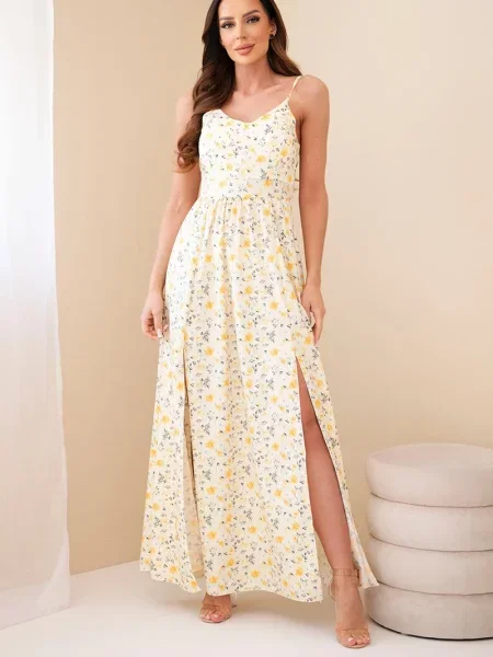 Sukienka w kwiaty Kesi Włoski w kwiatki