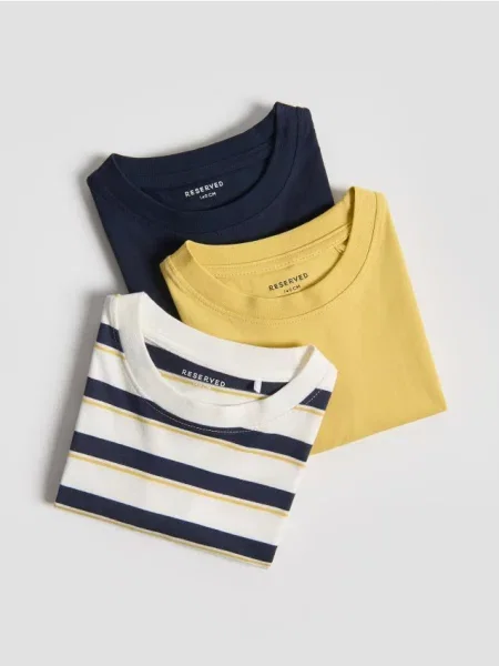Reserved Tricou din 3 bucăți crem
