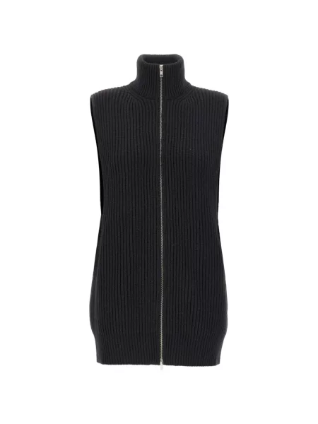 Vestă Mm6 Maison Margiela tricotate negru