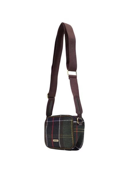 Geantă Barbour de lână verde