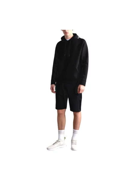 Bluza z kapturem Paul & Shark z kapturem z nadrukiem czarna