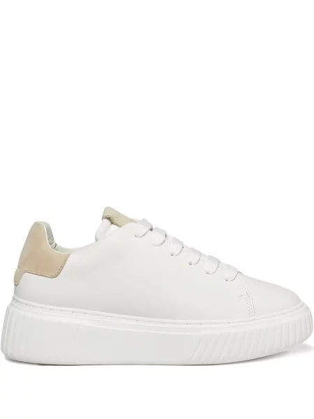 Sneakerși Marc O'polo din piele cu platformă alb