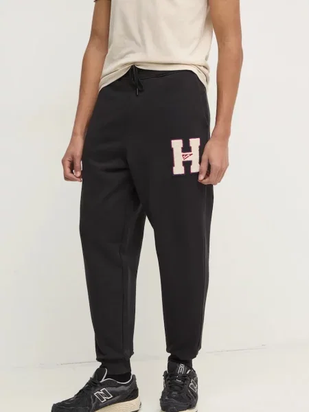 Bombažen spodnji del trenirke Tommy Jeans črna