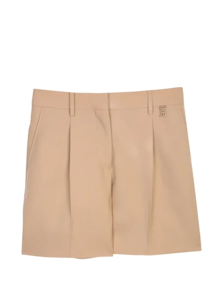 Pantaloni scurți Burberry plisate