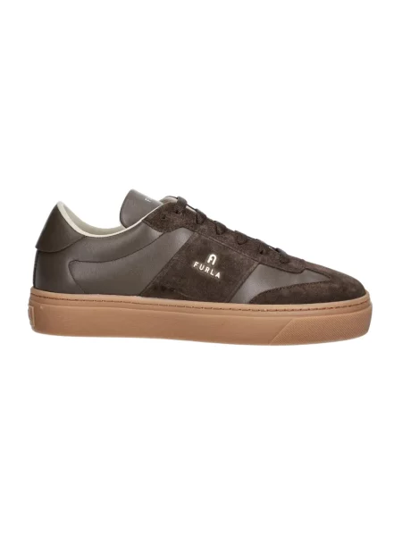 Sneakersy Furla brązowe