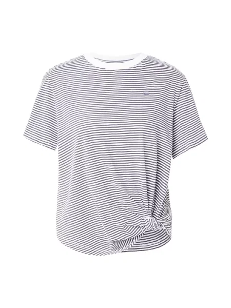 G-STAR Tricou gri grafit alb
