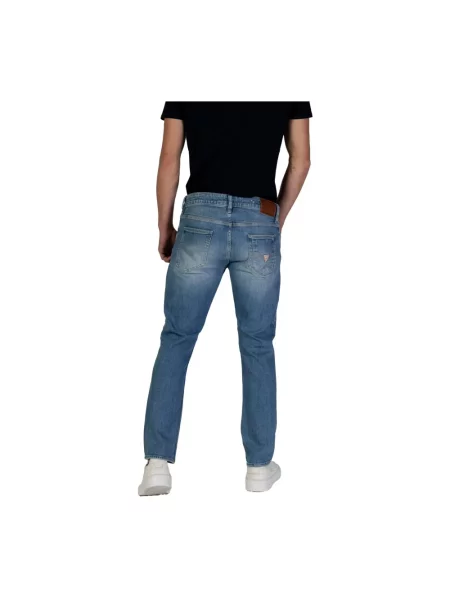 Skinny jeansy Guess niebieskie