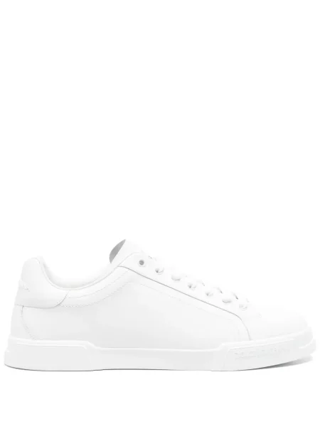 Sneakerși Dolce & Gabbana din piele alb