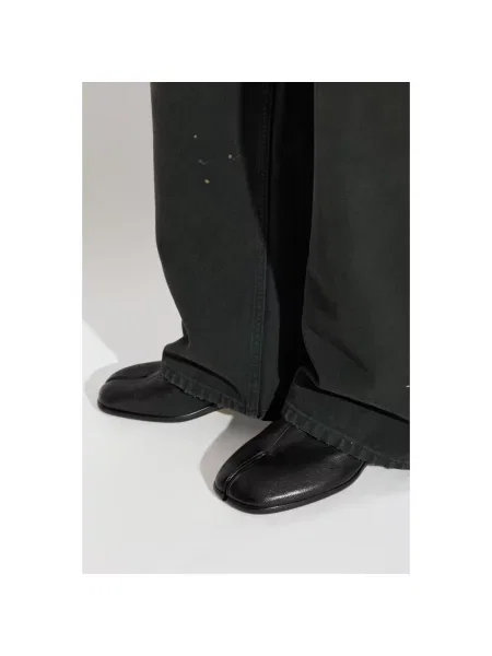 Botki Maison Margiela skórzane czarne