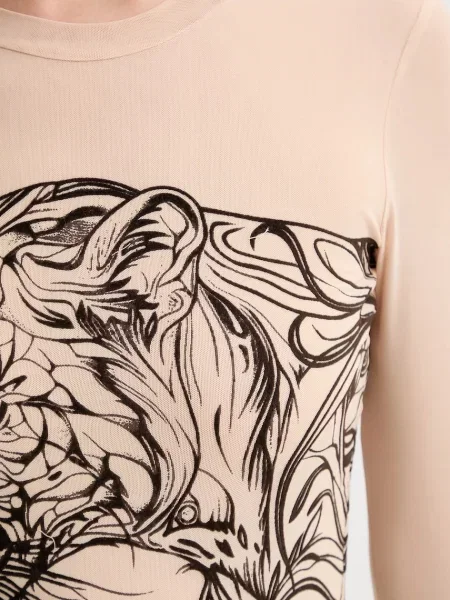 Боді Guess PENELOPE бежевий