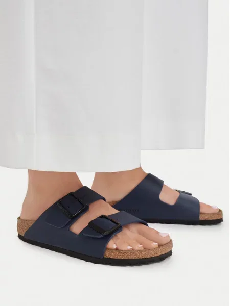Birkenstock Natikače Arizona Birko-Flor Tamnoplava plava