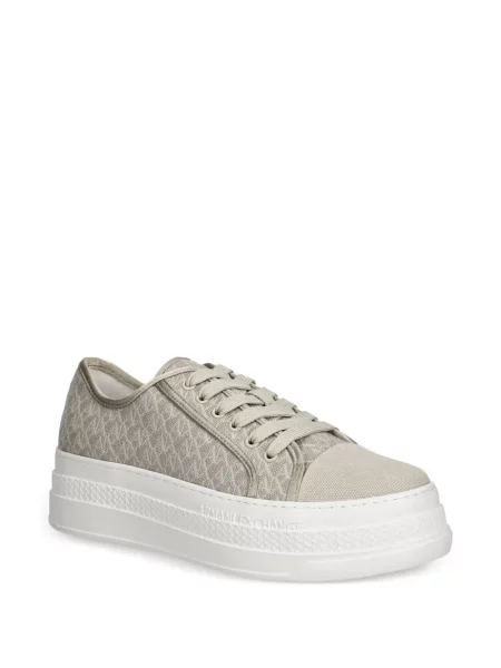 Sneakerși Armani Exchange cu platformă cu imagine