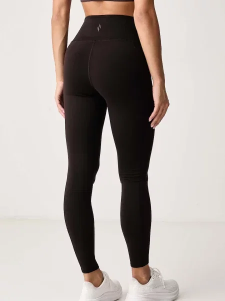 Skechers legginsy sportowe GOWALK brązowe