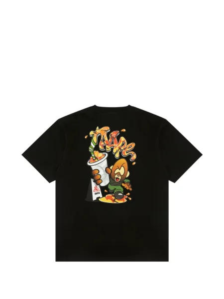 Тениска Aape By *a Bathing Ape® с принт черно