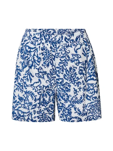 ONLY Pantaloni ONLKELLY albastru închis alb