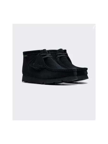 Clarks Originals półbuty zamszowe Wallabee Gore-Tex czarny