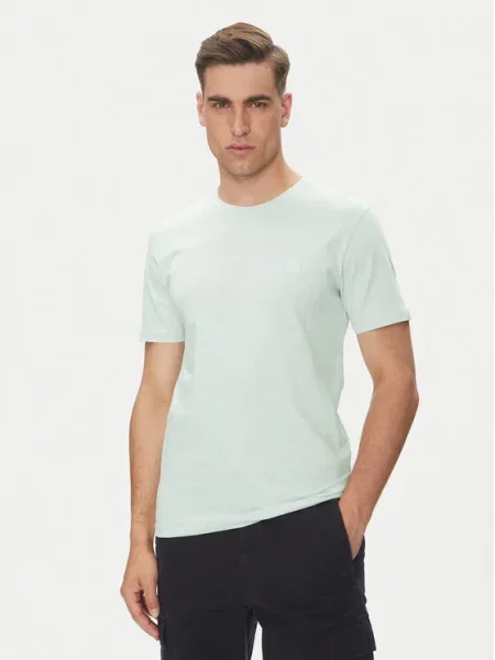 BOSS Póló Tales Kék narancsszínű