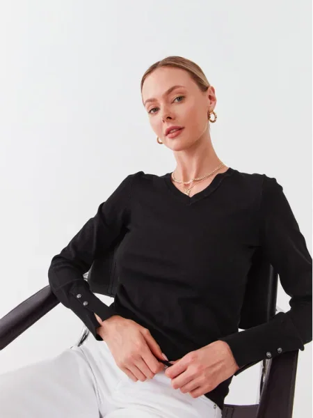 Guess Пуловер черен