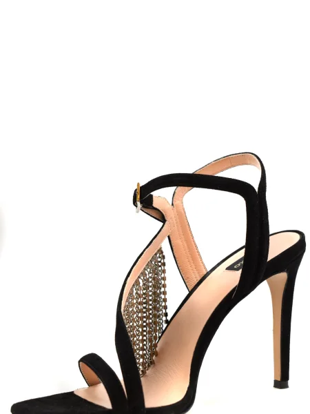 Сандали Pinko с висок ток черно