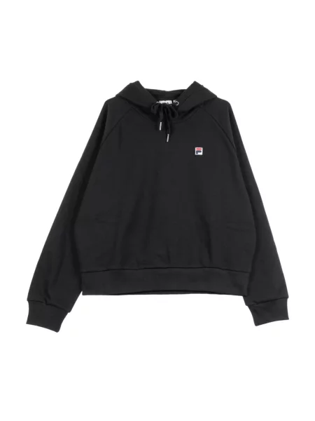 Bluza z kapturem Fila o skróconej długości czarna