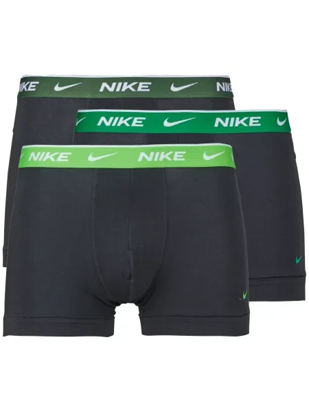 Pánske boxerky Nike Cotton Stretch Trunk 3 pack barley čierna