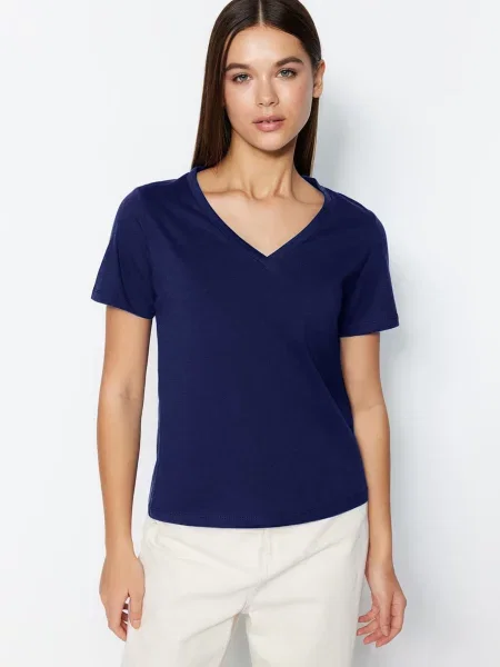 Trendyol Tricou închis albastru