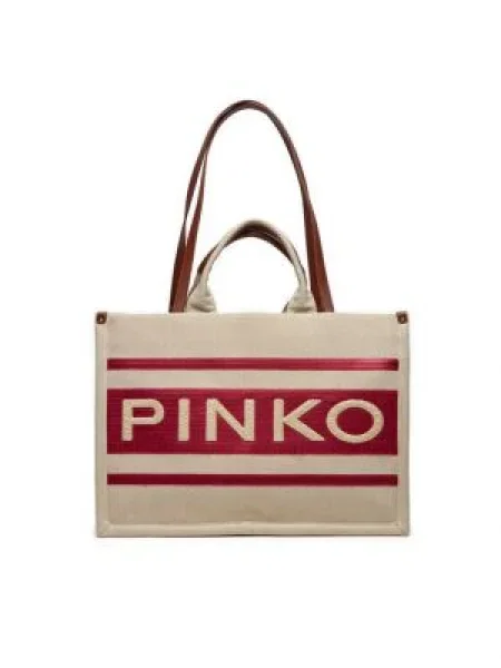 Pinko Geantă Shopper AI PLTT bej