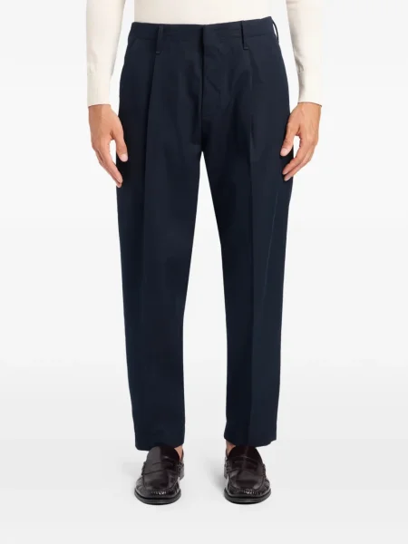 Pantaloni Dondup plisate albastru