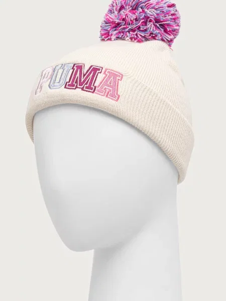 Puma шапка з помпоном дитяча POM POM Mid Crown Beanie Jr