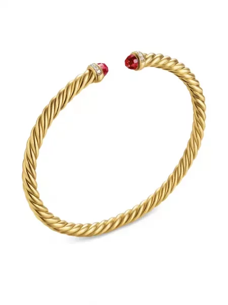 Βραχιόλι David Yurman με γρανάτη κίτρινο