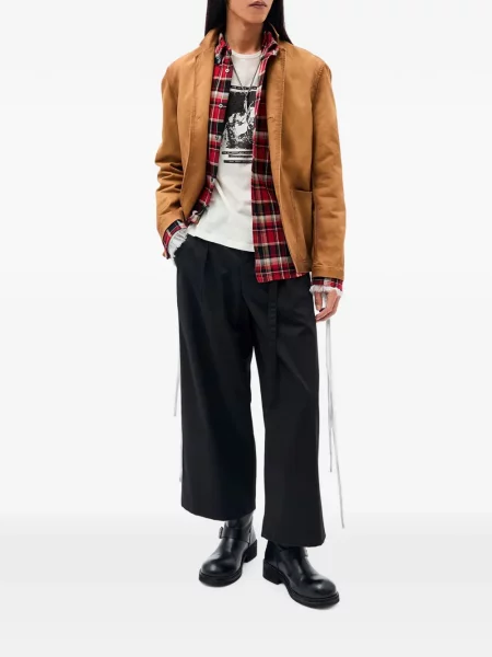 Tricou Ann Demeulemeester cu imagine alb