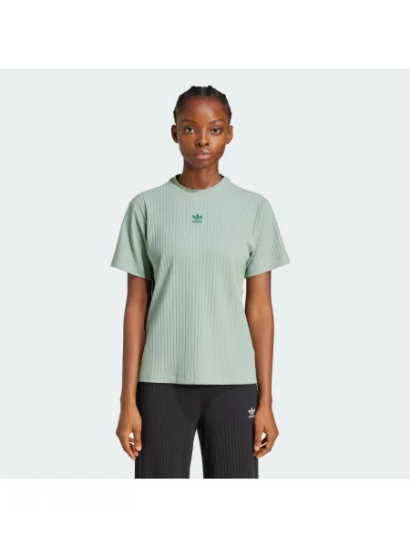 Široké tričko Adidas zelené