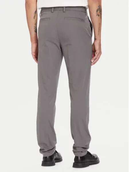 BOSS Chinos kelnes pilka