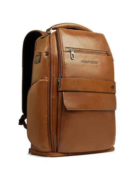 Rucsac Piquadro din piele maro