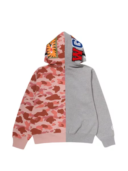 Hanorac cu glugă A Bathing Ape® cu strasuri gri