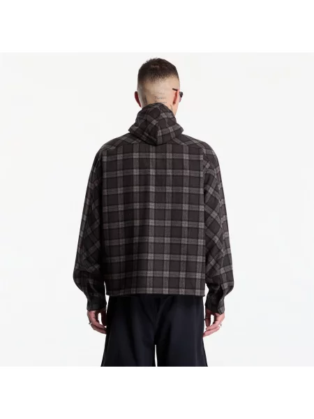 Cămașă ROA Logger Wool Check Long Sleeve Shirt Anthracite L