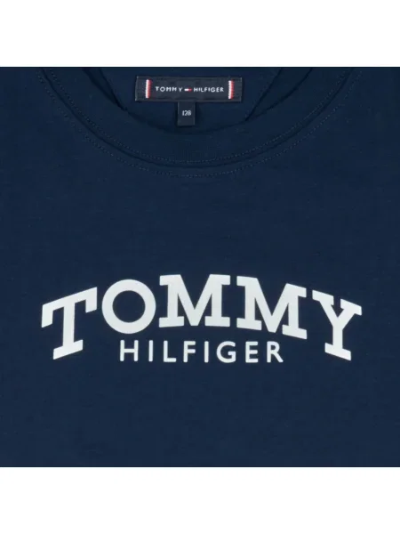Tricou copii Tommy Hilfiger albastru