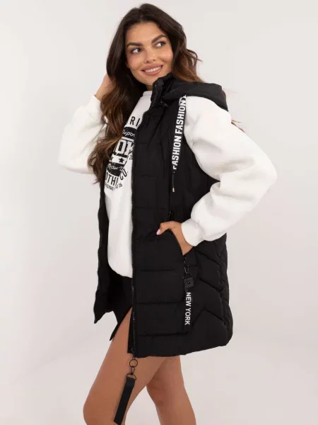 Prsluk Fashionhunters crna