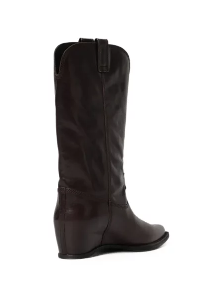 Botine Paloma Barcelo din piele roșu