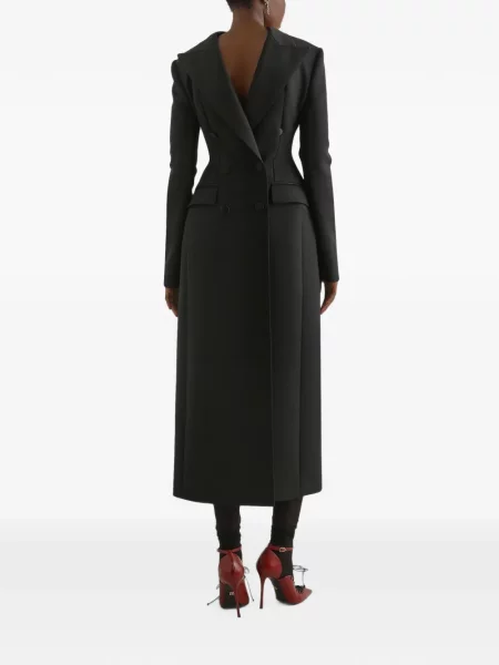 Palton Dolce & Gabbana de lână negru