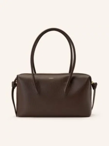 Yuzefi Taška Přes Rameno Brioche Duffle tmavě hnědá