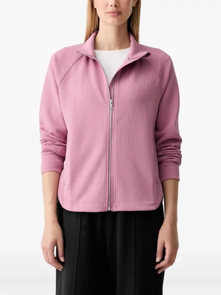 Hanorac cu fermoar Dkny tricotate roz