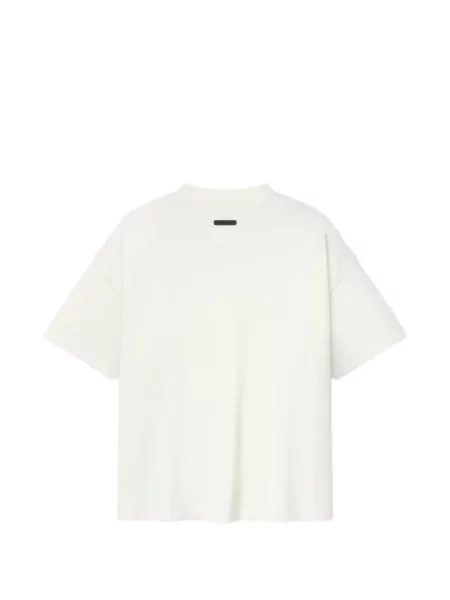 Μπλούζα Fear Of God Essentials με κέντημα λευκό