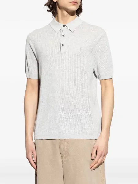 Polo Allsaints scurt gri