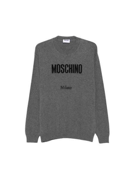 Sweter Moschino szary